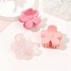 3Pcs Pink Cute Daisy Flower Small Hair Claw Clip,Strong Hold Clip Barrettes,Hair Clamp,Hair Accessories For Women Girls Gift