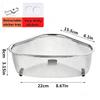 Easy to Clean Stainless Steel Drain Basket Rust Resistant Sink Filter for Kitchen Vegetable Washing Food Storage