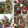 10 Stück Rote Beerenzweige Weihnachtsdekoration Künstliche Kiefer Stechpalmenbeeren zum Aufhängen am Weihnachtsbaum Kranz Geschenke Winterdeko