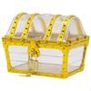 Treasure Chest Keepsake Box Jewelry Organizer with Lock & Keys Treat Candy Toy Boxes Piggy for Kids