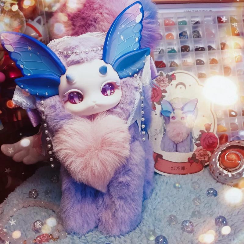 Rabbit Rabbit Dragon Fantasy Biology Second Generation Cat Dragon Magic Academy Series Ornaments Plush Surprise Blind BoxCute