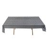 Festive Checkered Disposable Tablecloth for Christmas & Valentine's Day Parties