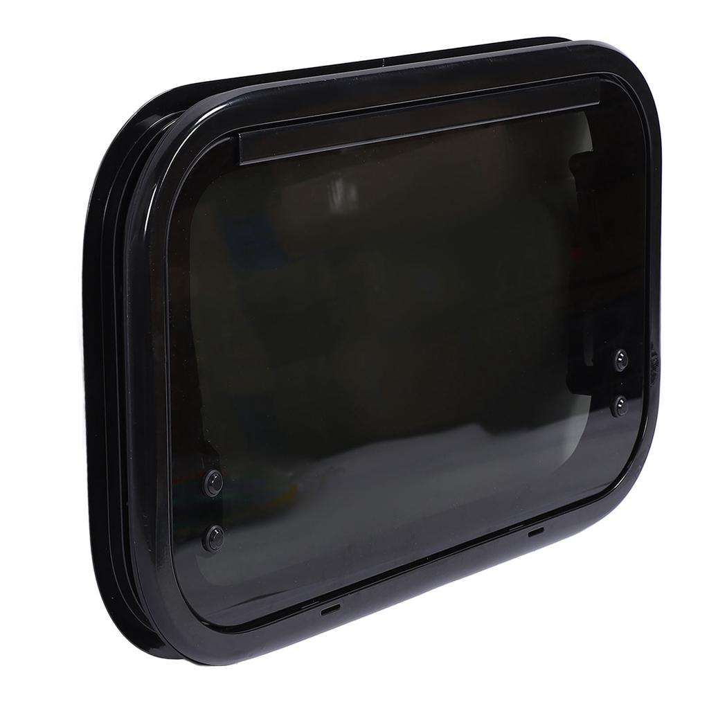 20 X 12 Inch RV Push Out Window with Hydraulic Support Rod Fixing Frame Rainproof Rounded Corner for Campervan