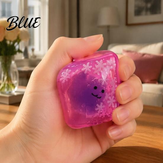 Halloween Stress Relief Toys Ghost Cube Squeeze Toy  Pumpkin Bat with Party Favors Snowflake  Hand Relaxation Sensory Toy for