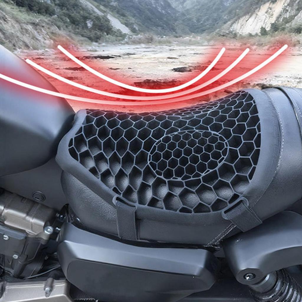 Motorcycle Seat Cushions Long Lasting Weather Proof Support Pillows Motorcycle Seat Cushion Pad for Family Friends Women Outdoor