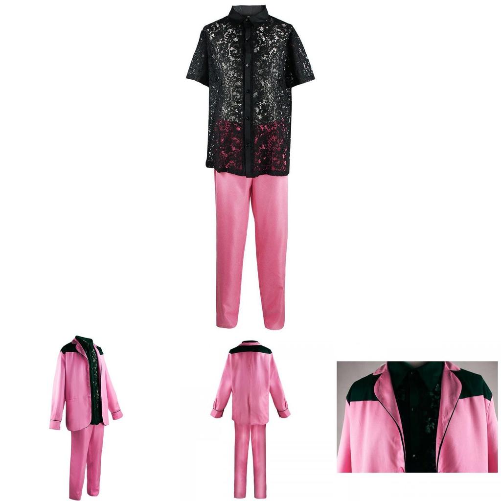The King Elvis Presley Men's Wonderfully Detailed Costume Coat Cosplay Set