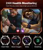 New Military Outdoors BT Call Smart Watch Built-in GPS Compass Barometric Altimeter 10ATM Waterproof Sports Smartwatche Men