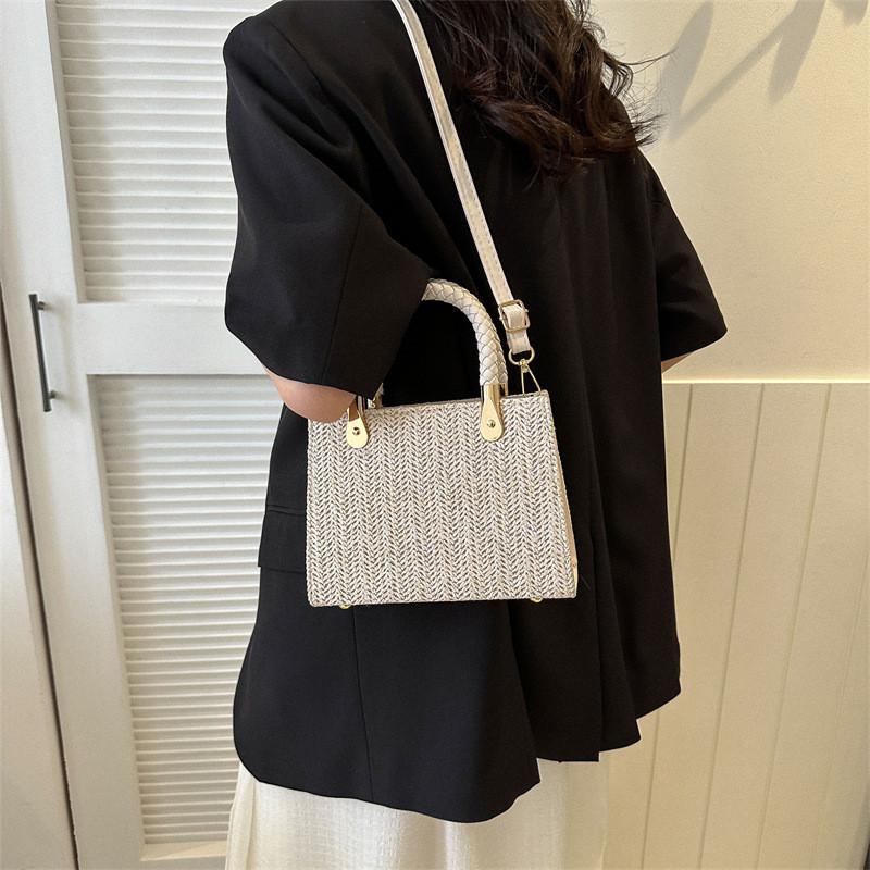 Trendy Woven Square Handbag For Women In Multiple Colors Perfect For Everyday Outfits