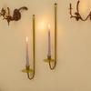 L-Shape Candlestick Holder Minimalism Metal Candle Sconce Party Prop Candle Stand  Wedding Party