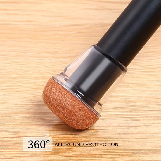 8Pcs Chair Leg Cover Floor Protector with Felt Pad Clear Noise Reduction Scratch Protection Round Square Hardwood Tile Floor Furniture Feet Cover Kit