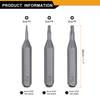 1set Phillips Slotted Hex Torx Square Triangle Screwdriver Bit Set 5/32" Hex Shank Magnetic Cross Head Hex Screw Driver Bits