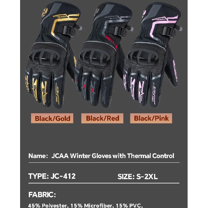 Winter Motorcycle Gloves Men Women Motorbike Thermal Gloves Waterproof Outdoor Sports Biker Riding Adventure Moto Travel Gloves
