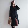 Light Luxury High-End Lady Style Off-White Woolen Coat for Women Thickened Mid Length Woolen Outer Wear