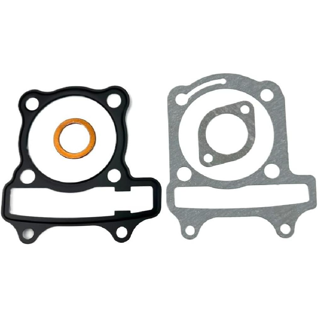 2er-Pack 62,5 mm Zylinderkopf und Dichtung Kompatibel mit 4-Takt GY6 B 170cc 180cc 200cc 1P63QML Motor Kompatibel mit ATV Quad Go-Kart