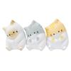 Agaplus Fluffy Marshmallow Cat Mackerel Squishy Toys, 2-Pack