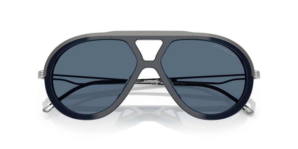 Sonnenbrille 0EA4242U GLÄNZEND BLAU 56 [Emporio Armani]