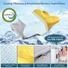 Neck Pillow Cervical Memory Foam Pillows for Pain Relief Sleeping, Contour Pillow for Shoulder Pain, Ergonomic Orthopedic Bed Pillow for Side, Back &