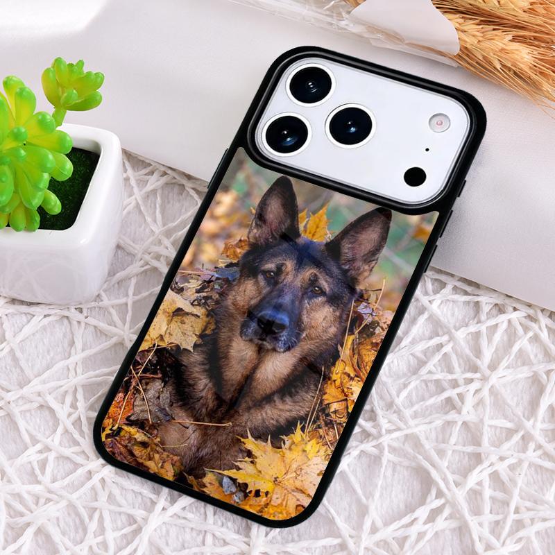 

german shepherd dog Soft Silicone Phone Case for iPhone 17 Air 16 15 11 12 14 13 Pro Max Shockproof Cover iPhone 13 Pro