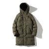 Mid-length Cotton Jacket for Men In Winter New Loose Hooded Cotton Jacket Thickened Down Cotton Jacket for Men