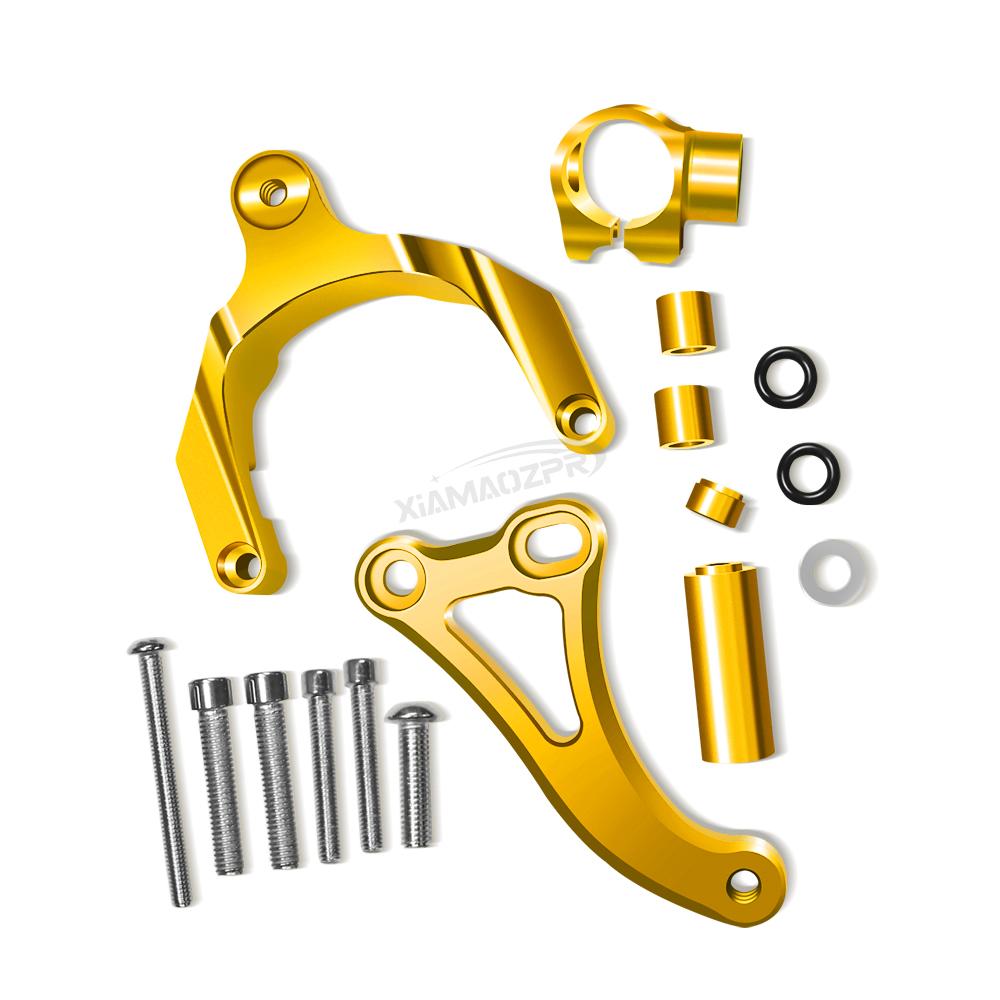 

For GSXS750 GSX-S750 gsx-s750 2017-2021 2022 2023 Accessories Steering Damper Stabilizer Bracket Support Mounting Kit GSXS 750 золотой