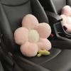 Cute Flower Car Headrest Pillow Neck And Waist Support Lumbar Support Auto Decoration Cushion Kawaii Car Accessories