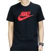 Nike American Vintage Crew Neck Logo Print Short Sleeve T-Shirt Men T-Shirts Black 696708-013