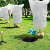 Winter Plant Protection Cover Warm Tree Shrub Plant Protecting Bag With Drawstring Zipper Non-Woven Fabric Plant Against Cold