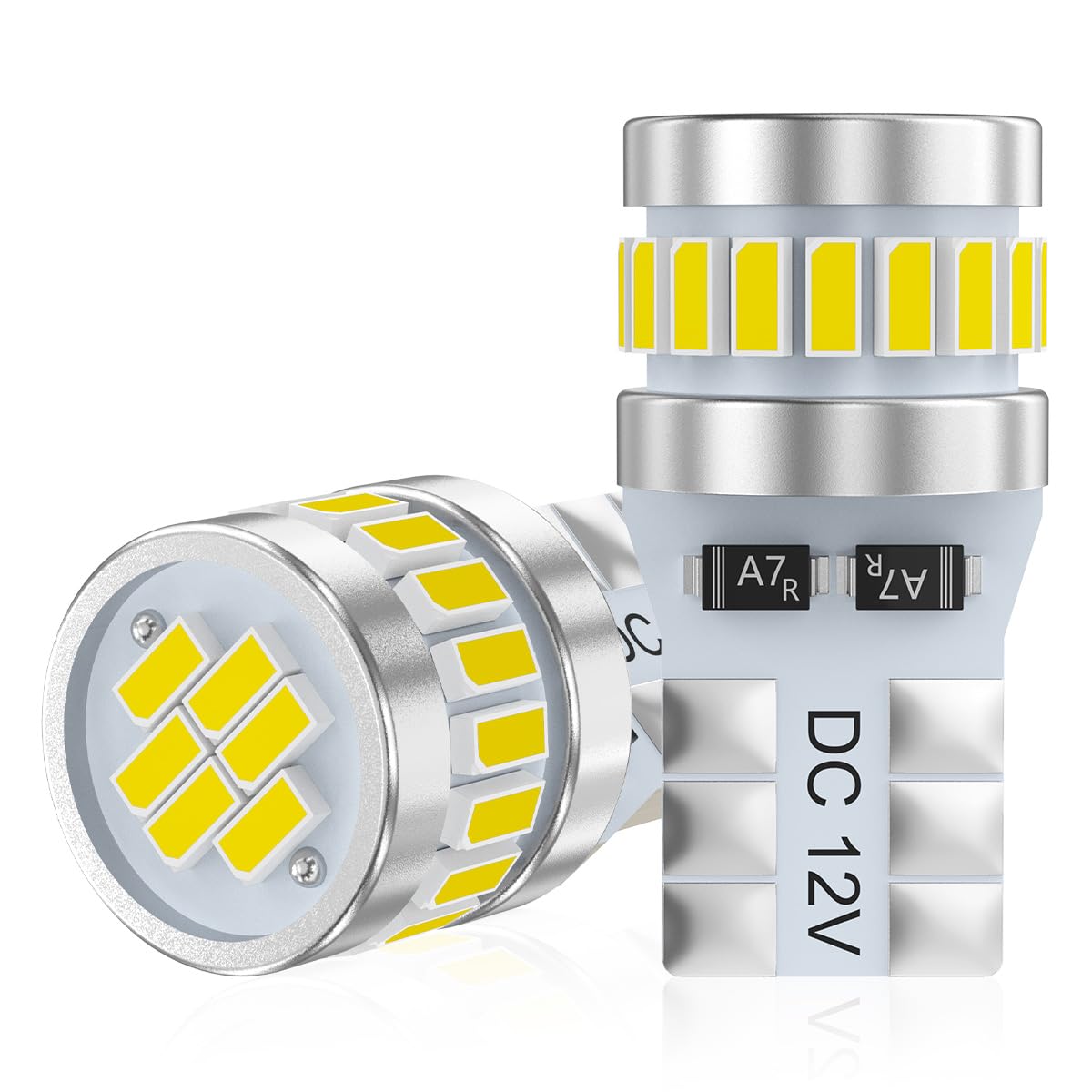 

GOSMY T10 LED Белый Взрывной Свет Габаритный Фонарь/Подсветка Номерного Знака, 24 Ряда, 3014SMD, 350лм, 2 items белый