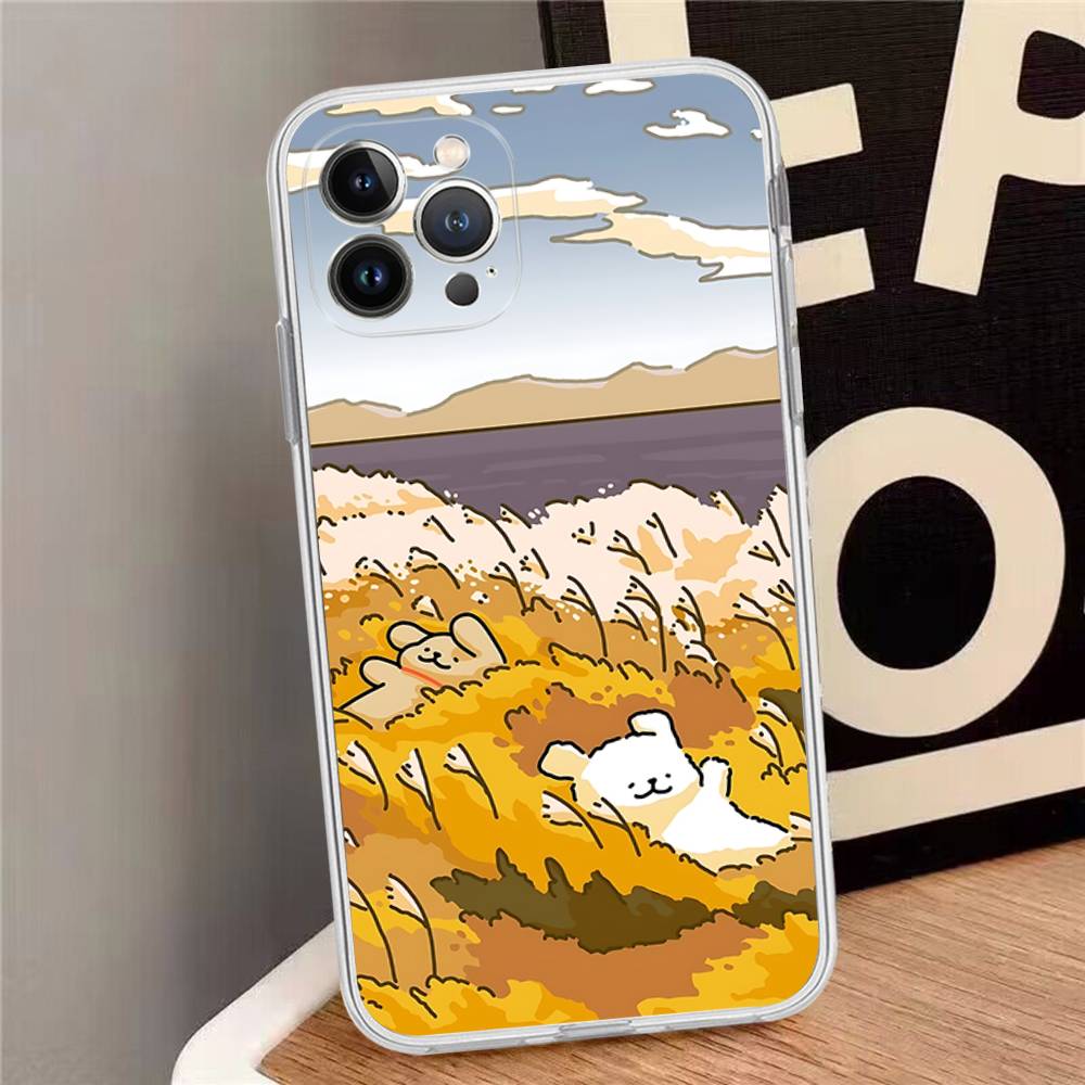 

Чехол для телефона Line CARTOON P-PuppyS Для IPhone 16 15 14 11 12 13 Mini Pro XS Max Чехол 6 7 8 Plus X Funda Shell iPhone 12