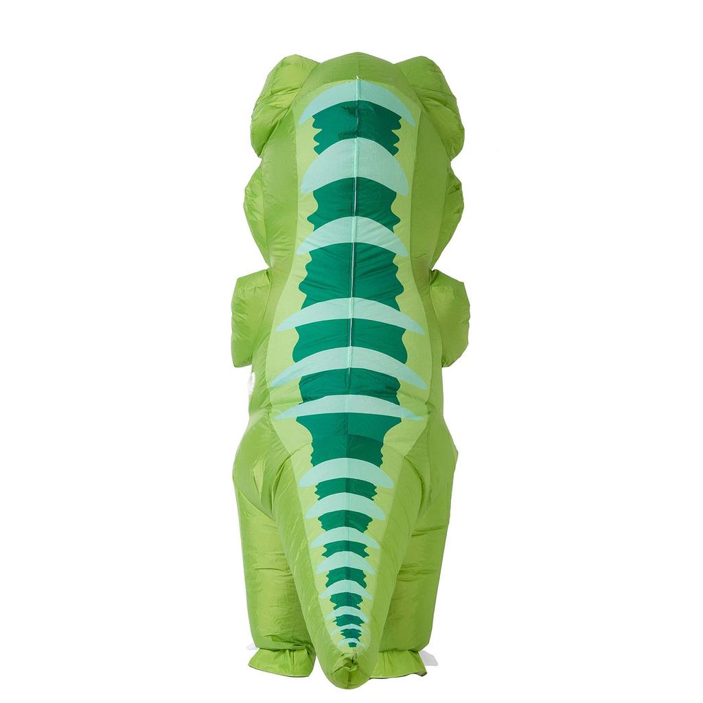 Children and adults riding Tyrannosaurus rex inflatable clothing Christmas decoration funny dinosaur clothing
