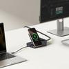 6-in-1 Wireless Charging Station USB-A USB-C 2x AC Socket 67W - Black