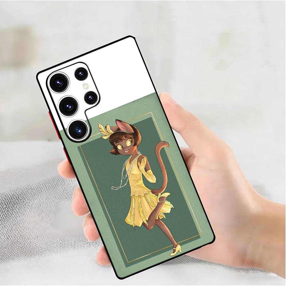 

Caricature L-Lackadaisy Phone Silicone Case for Samsung Galaxy S 24,22,20,23,21,20 Ultra Plus Lite 5G Print Silicone Cover Samsung S26ULTRA