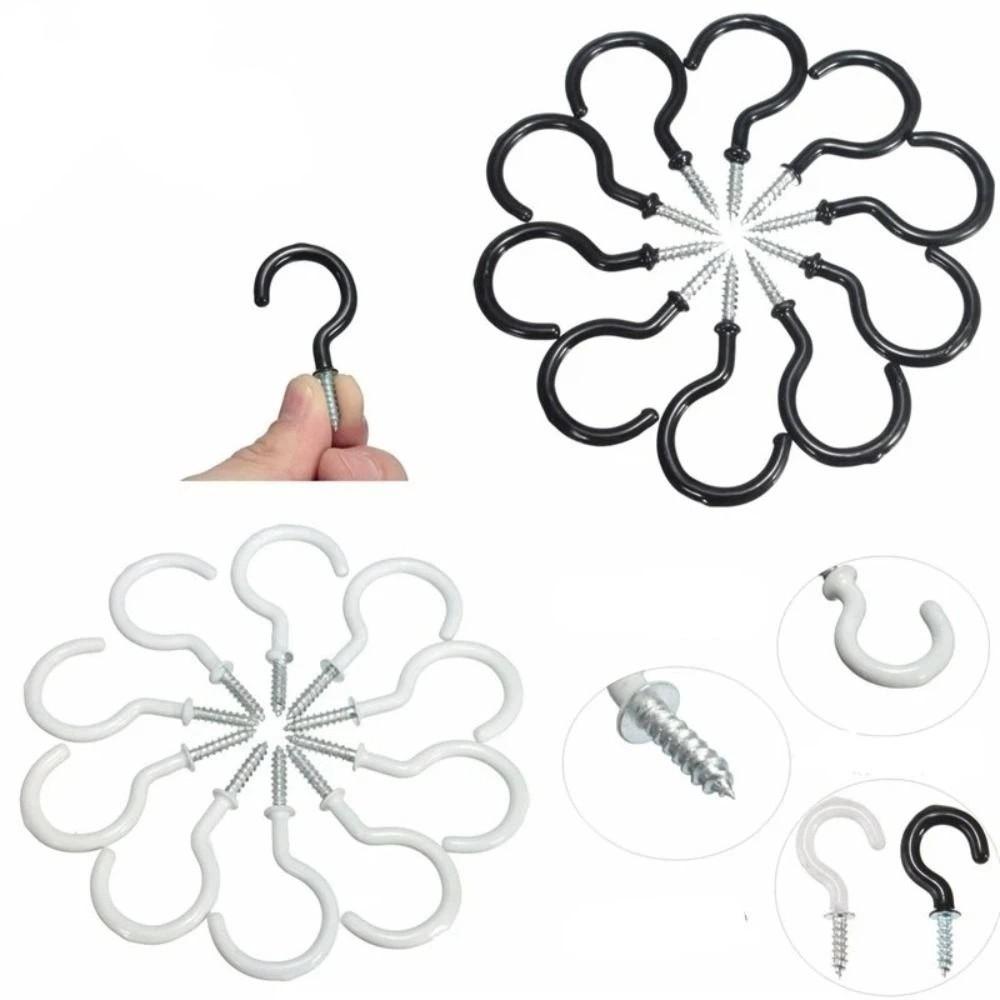 70pcs Anti-Rust Open Type Screw Eye Ring Hook Premium Metal Hardware Set Combination Kit  Kitchen