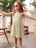 European Girls' Cartoon Princess Dress, Strappy Round Neck Summer Style