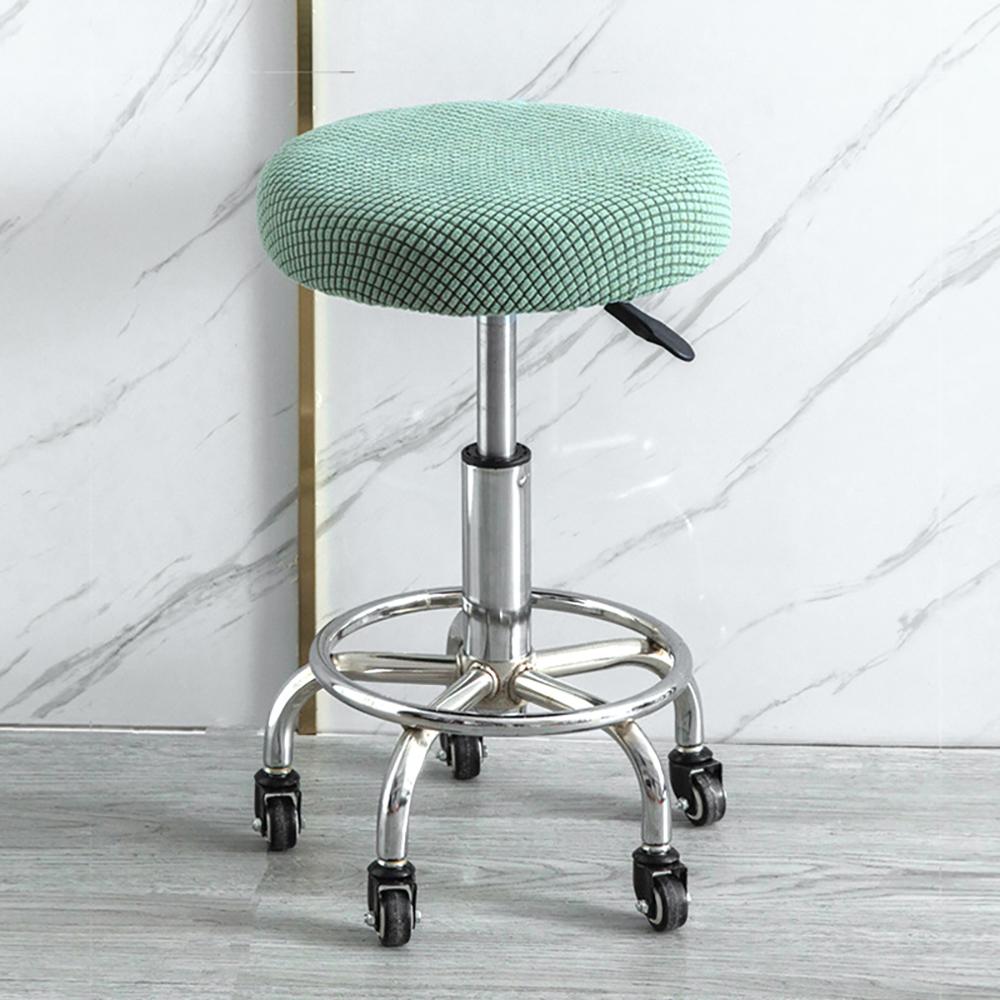 Velvet Stool Cover Bar Round Swivel Chair Cover Universal Stool Cover Bar Coffee Shop Stool Cover High Quality Slipcovers
