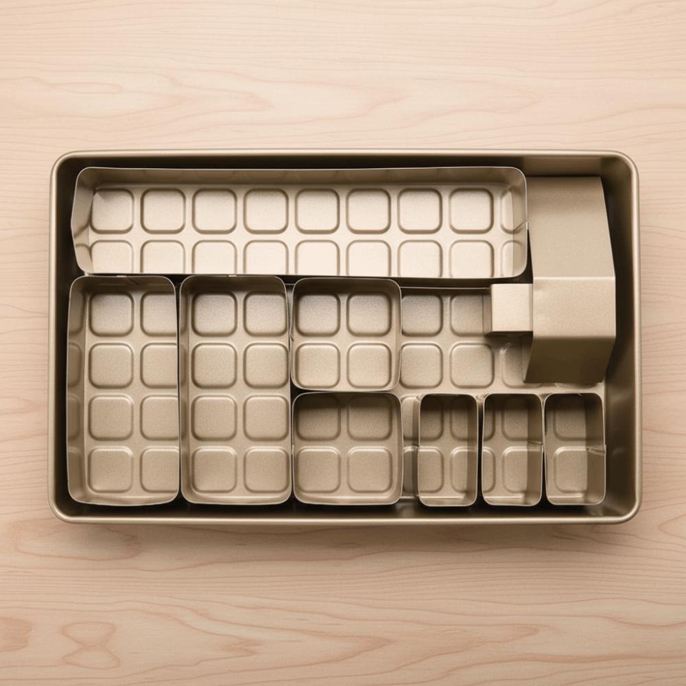 10pcs Carbon Steel Bread Mold Non-stick Baking Tray Multifunctional Alphabet Number Baking Pan Oven