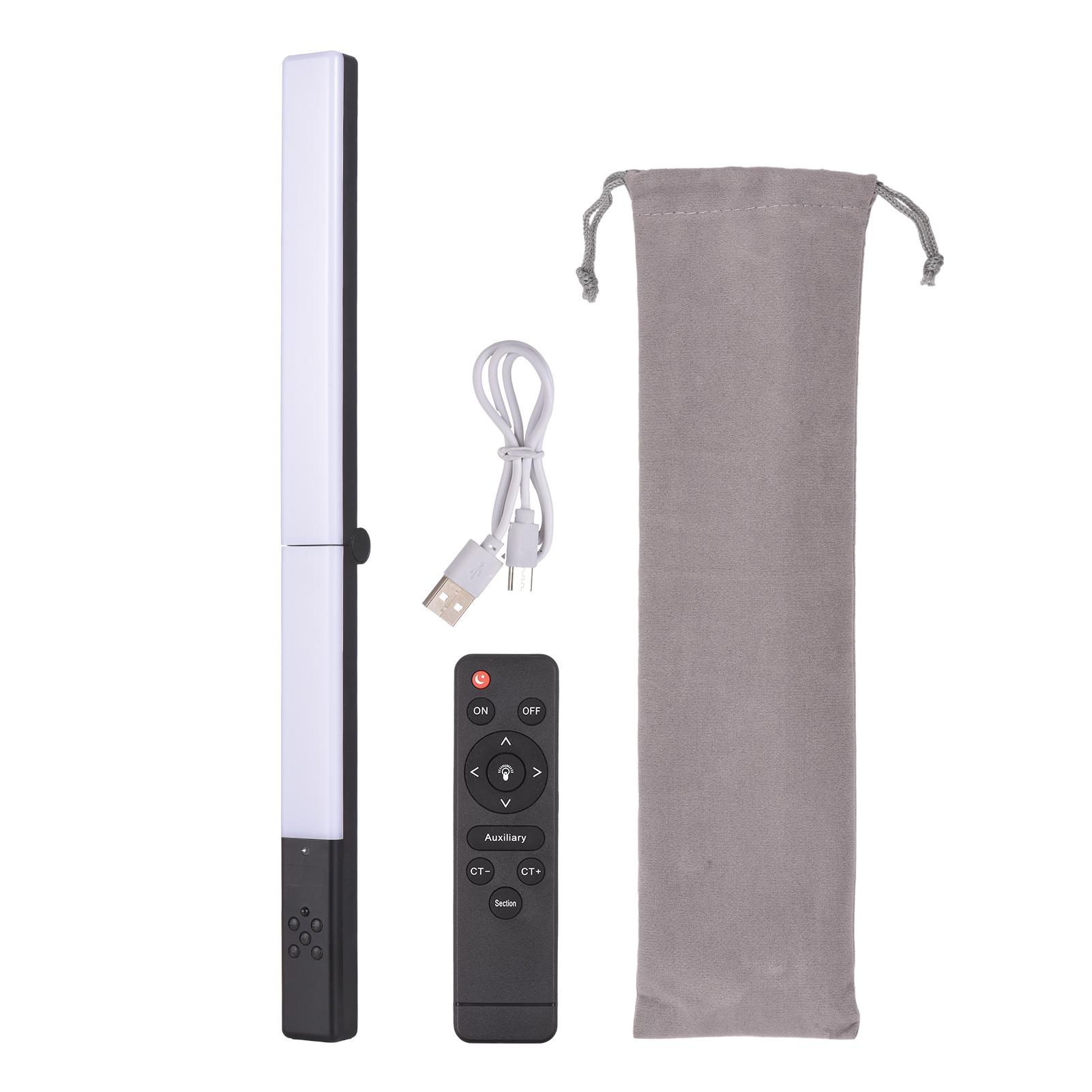 RGB Light Stick, Portable Light, Stick Light, LED Light, LED Light, Rechargeable Video Shooting Tube Light, 3200-5500K Dimmable Camera Light for Photo