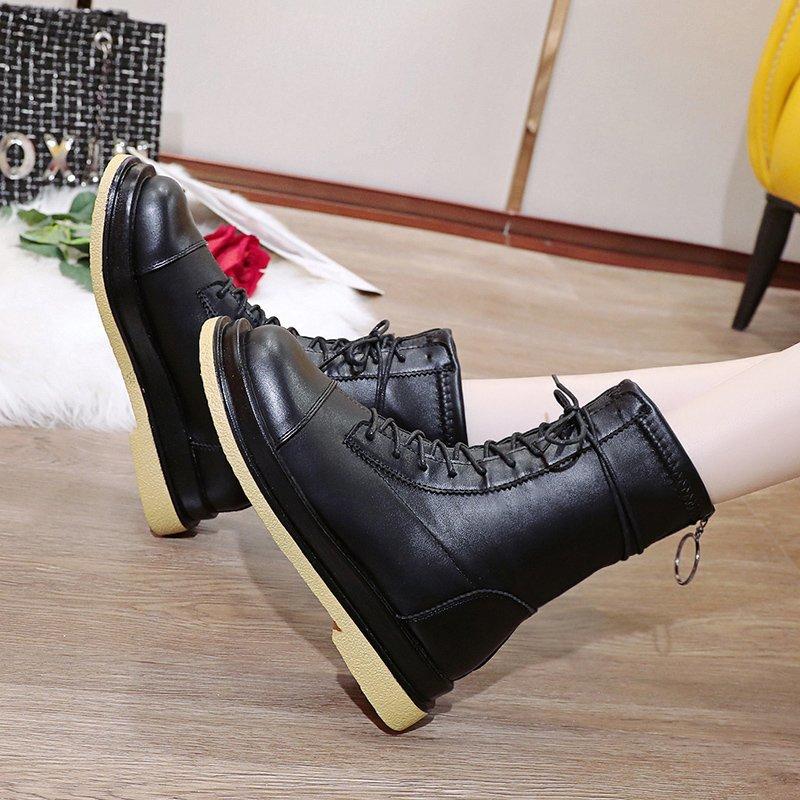 flat heeled ankle boots