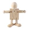 Wooden DIY White Blank Wooden Robot Doll Handicraft Toy Handicraft Toy  Toddlers Child