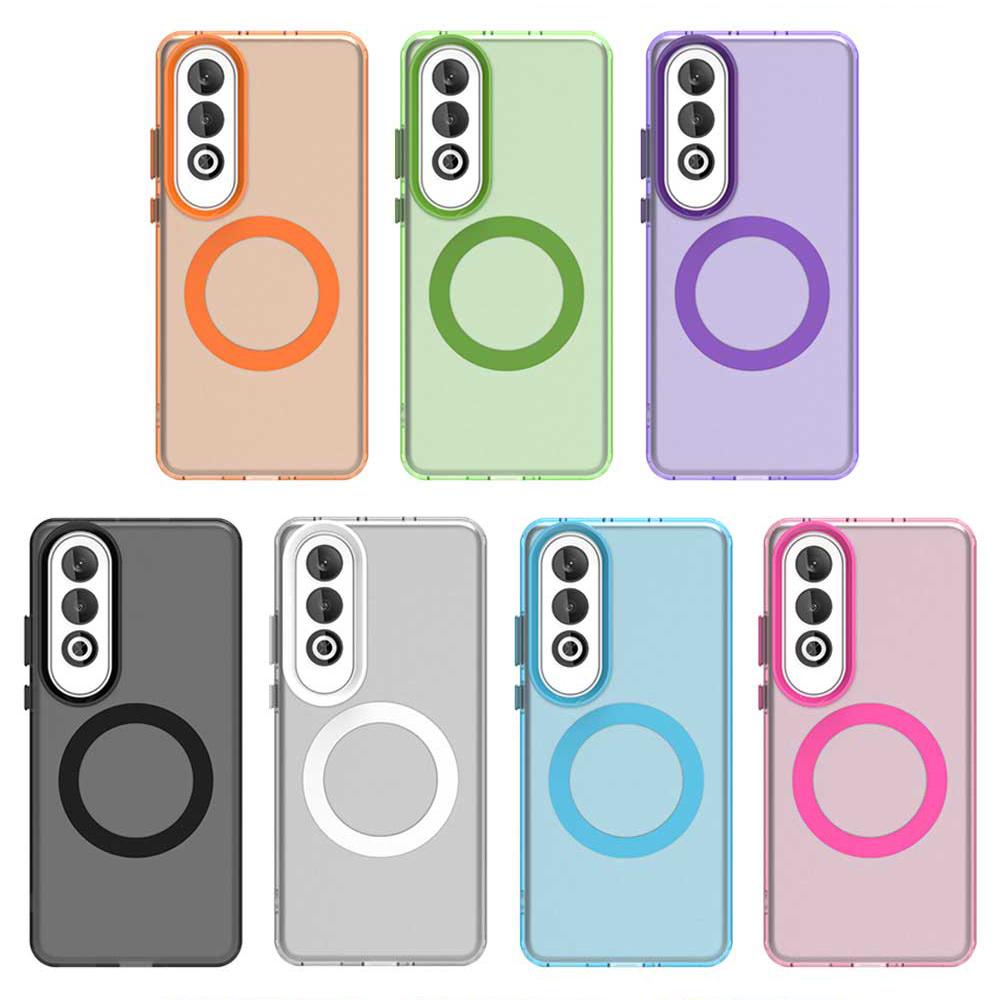 Magsafe Matte Phone Case For OnePlus Nord CE4 Magnetic Wireless Charging For OnePlus Nord CE4 Lite Shockproof Back Cover
