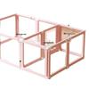 Clear Acrylic Indoor Dog Fence & House for Small Breeds
