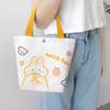 Große Kapazität Umweltfreundliche Einkaufstasche Niedliche Canvas Handtasche für Damen Modische Koreanische Stil Lässige Tasche