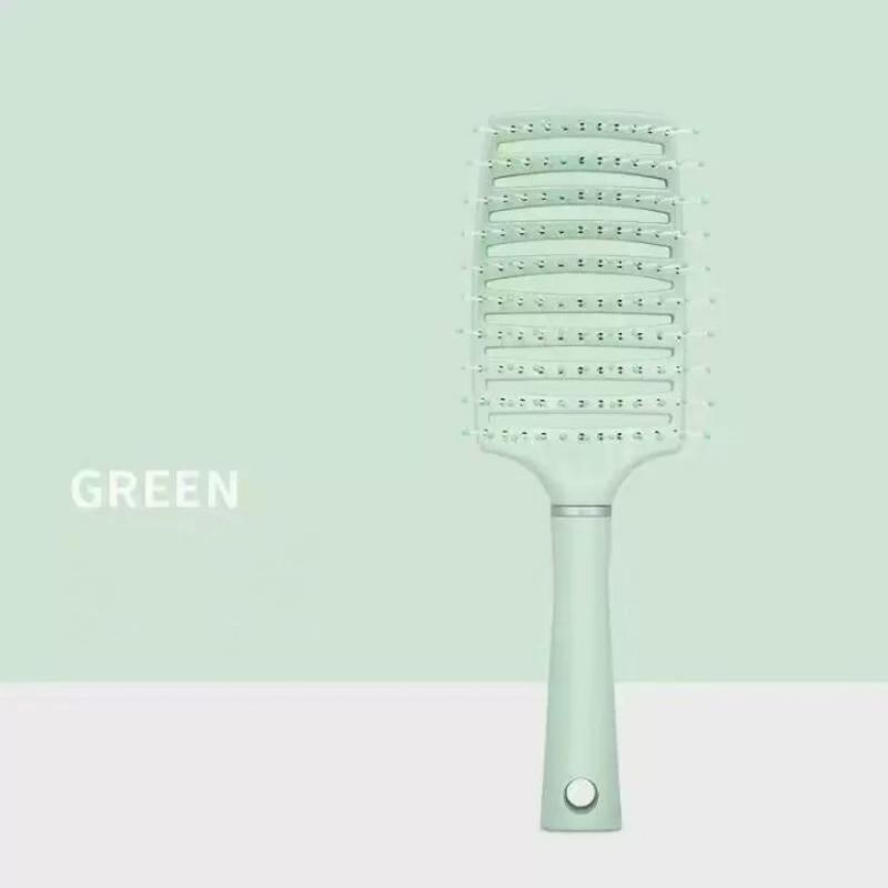 YS00150--1PCS  /High skull top hollow fluffy massage comb portable large curved comb air mat comb airbag comb