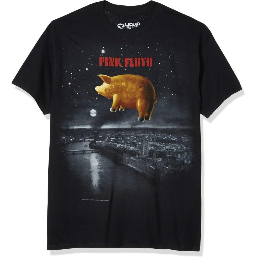 Liquid Blue Men s Pig Over London T-Shirt S