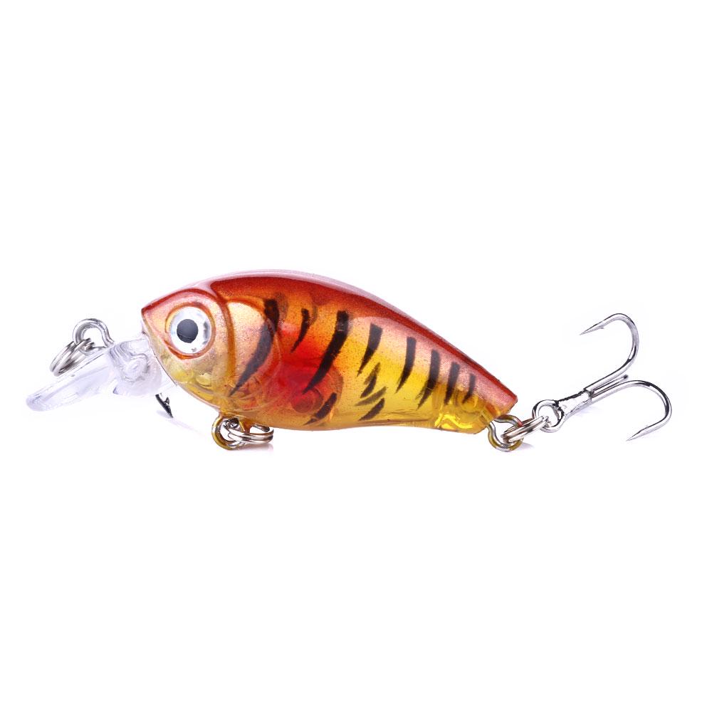 1 sztuk Mini Laser Crankbait Fish Hook Pstrąg Bass Pike Fishing Lure Wobbler Akcesoria