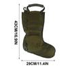 1PC Nylon Tactic Christmas Stocking Storage Bag Outdoor Military Accessory Pouch(Army Green)