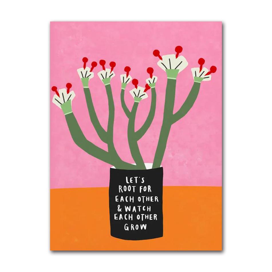 Nordic Posters and Prints for Room Decoration, Wall Photos, Colorful Flower, Rainbow, Cup, Lady Leopard, Canvas Painting