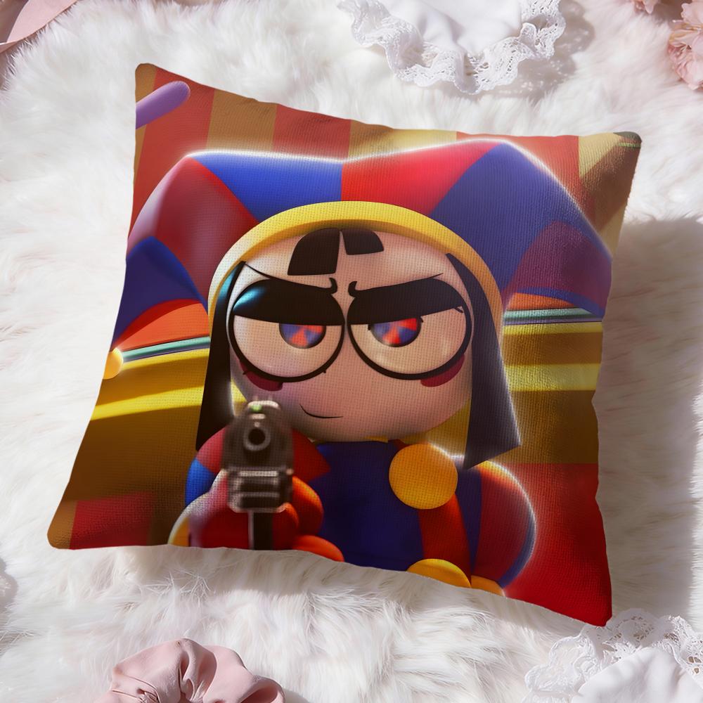 La Fantastica Copricuscino del Circo Digitale Comfort Premium Copricuscino Reversibile - Design Due in Uno per Qualsiasi Stanza e Interno Auto