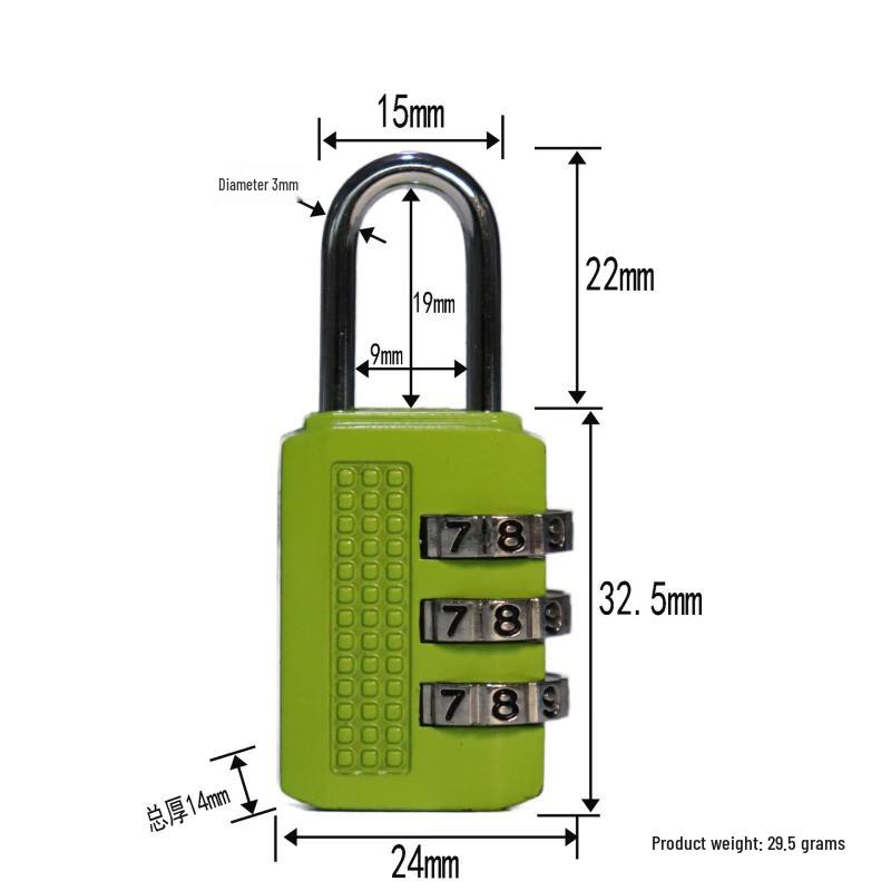

MDNGMDNG Cartoon 3-Digit Combination Padlock N/A