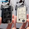 Tpu Car Key Case For Vw Volkswagen Golf Mk7 Tiguan Gti Eos Skoda Octavia Seat Arona 3 Button Flip Remote Control Protector Cover